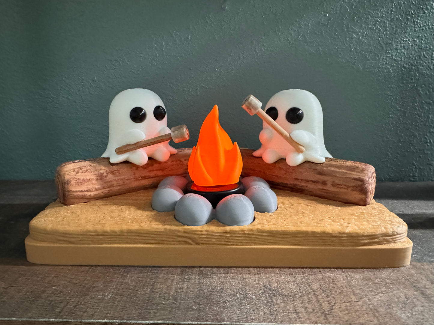 Ghost Campfire Diorama