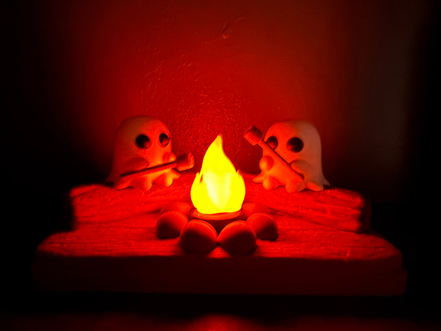 Ghost Campfire Diorama